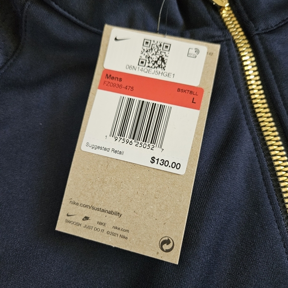 Nike Kobe Bryant Mamba Dri-Fit Jacket USA Olympic FZ0936-475 Men's Size Large - Picture 5 of 10